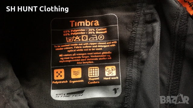 Timbra CLASSIC ARBEIDSBUKSE Poly Stretch Work Trouser размер 46-S работен W2-89, снимка 16 - Панталони - 52037855