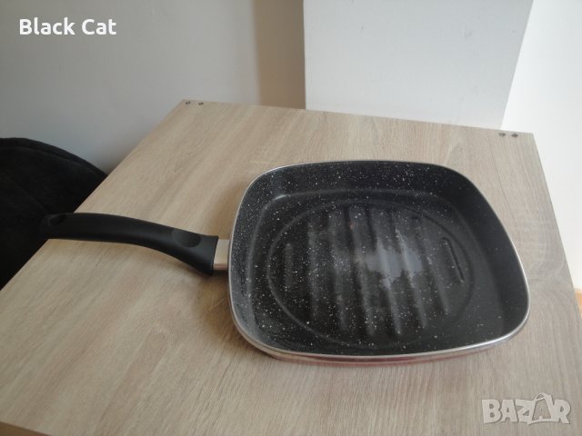 Грил тиган "Delimano Stone Legend" / "Делимано Стоун Ледженд / Леджънд", 27 см., тигани, тенджера, снимка 6 - Съдове за готвене - 35969504