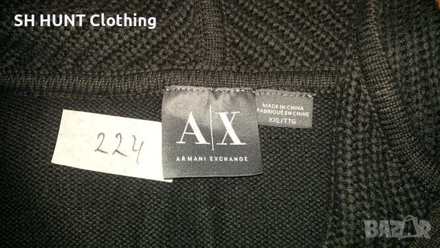 ARMANY EXCHANGE размер XXL мъжки пуловер 224-14, снимка 5 - Пуловери - 53214299
