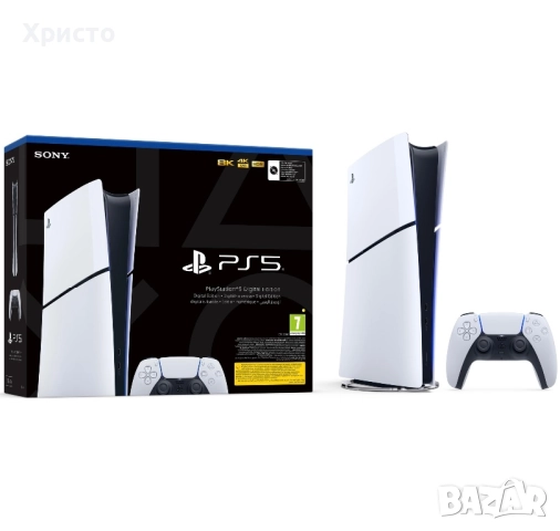 НОВО!!! Конзола PlayStation 5 Digital Edition (PS5) Slim, 1TB SSD 