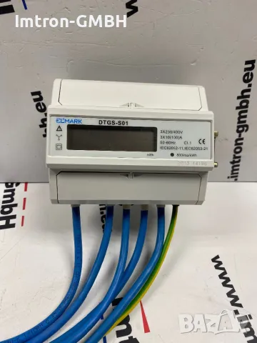 ТРИФАЗЕН ЕЛЕКТРОМЕР ELMARK DTGS-S01 10/100 400V Цифров, снимка 5 - Други машини и части - 48712056