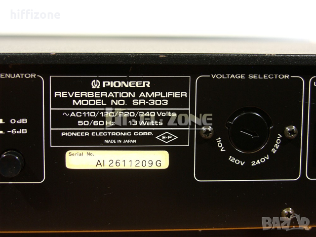 Reverberation Amplifier Pioneer sr-303, снимка 8 - Ресийвъри, усилватели, смесителни пултове - 36352391