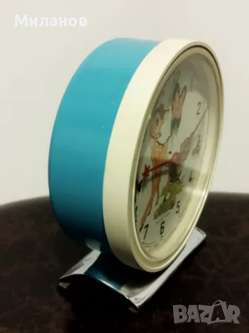 Стар механичен будилник, настолен часовник, снимка 6 - Антикварни и старинни предмети - 49317711