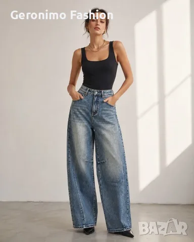 Дамски Balloon Fit дънки 662 – Mid Blue