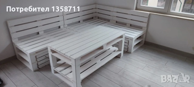 палет мебел, снимка 13 - Градински мебели, декорация  - 50698092