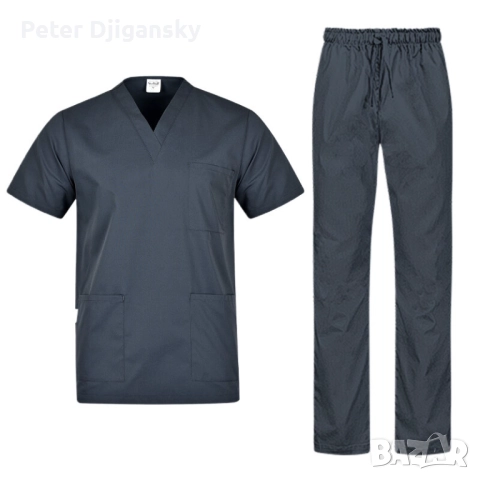 Медицински комплект COLOMBO - цвят въглен, снимка 2 - Туники - 52337829