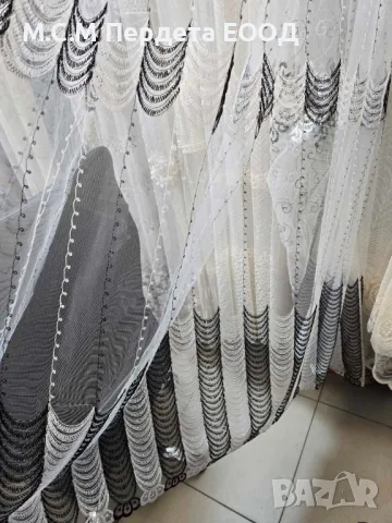 Нови модели плат дантела за тънки пердета , снимка 8 - Пердета и завеси - 44328550