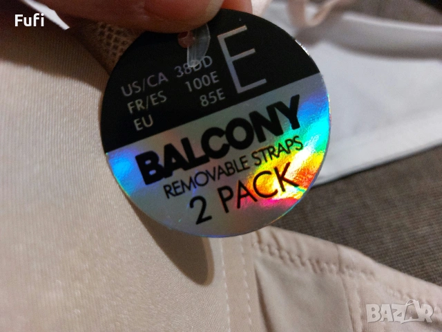 6 евро за 2 броя нови сутиена, големи размери, размери 85 Д и 85 Е, с етикет , снимка 5 - Бельо - 53220160