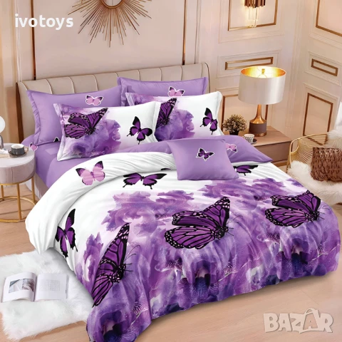 Двулицево спално бельо, 6 части - Модел WS18352, снимка 1