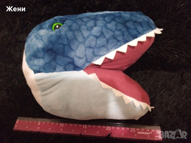Плюшена играчка глава на динозавър, снимка 2 - Плюшени играчки - 44802674
