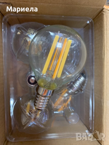 LED крушка ANWIO E14 капковидна P45, 5.5 W (еквивалент на 60 W) , снимка 4 - Крушки - 52220214