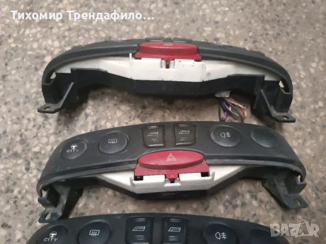 Панели бутони ел.стъкла Fiat Punto  2001г аварийни светлини, усилие на серво волан, снимка 3 - Части - 48644284
