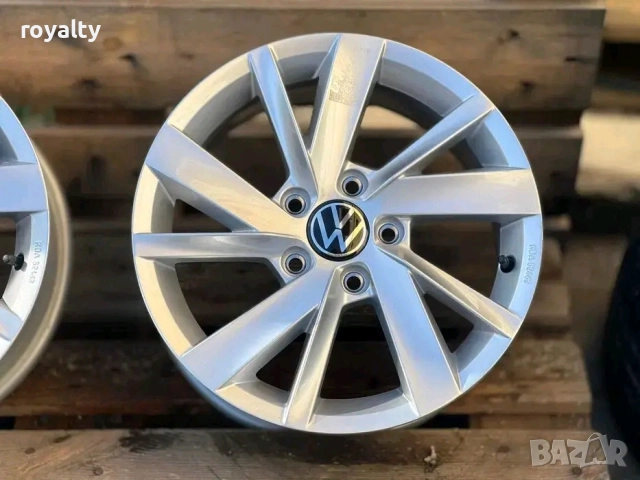 5х112 16 Цола Оригинални Джанти VW Passat Golf Tuaran Фолксваген Пасат 5x112 ЕТ 46 J 6.5, снимка 4 - Аксесоари и консумативи - 52809552