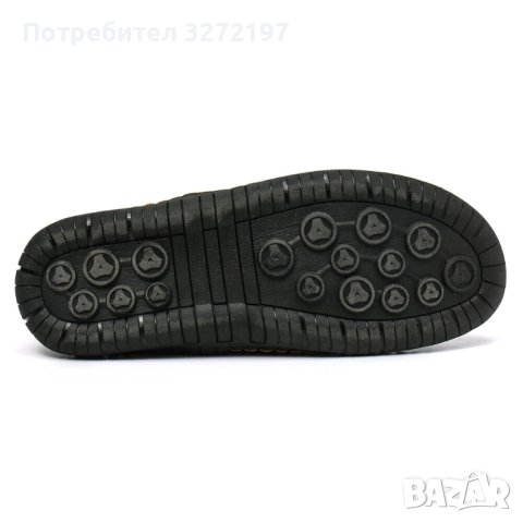 Ръчно изработени кожени мъжки обувки,подметка 100 % каучук, снимка 5 - Спортно елегантни обувки - 41832836