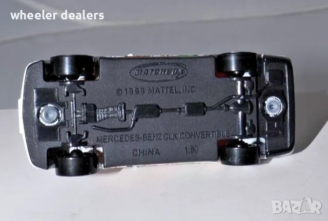 Метална количка Matchbox Mercedes Benz CLK Convertible, снимка 6 - Колекции - 50429794