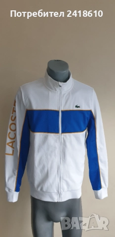 Lacoste Sport Tennis Classic Fit Full Zip Mens Size 3 - S НОВО! ОРИГИНАЛ! Мъжко Горнище с цял Цип!