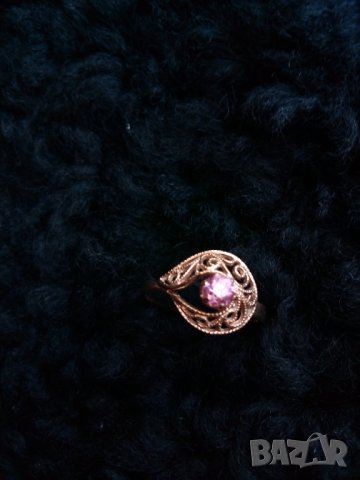 Каталожен СССР ажурен пръстен , снимка 3 - Пръстени - 40649329