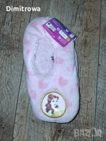 намалена цена 12лв н.32/34 Disney Princes Домашни пантофи, снимка 2 - Детски пантофи - 49718345