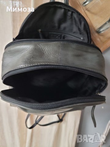 Gigi естествена кожа черна раница( 290€ в интернет), снимка 12 - Раници - 41384649