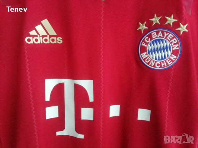 Bayern Munich Adidas Techfit оригинална рядка футболна тениска фланелка Байерн Мюнхен L, снимка 4 - Тениски - 41592161