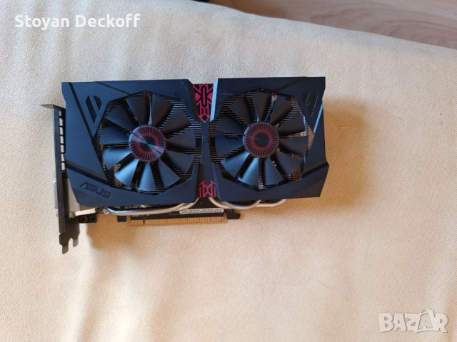 Видеокарта ASUS STRIX GTX 960 2GB GDDR5 - Профилактирана, снимка 5 - Видеокарти - 53208393