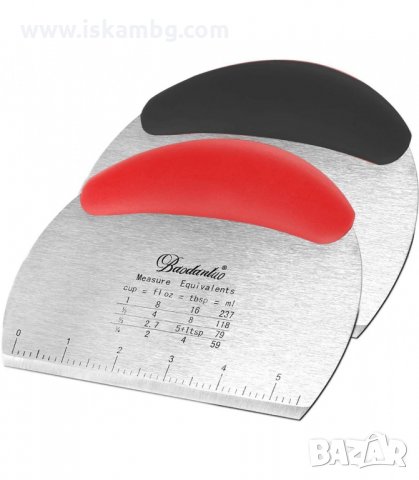 МЕТАЛНА ШПАТУЛА ЗА ТЕСТО С МЕРНИ ЕДИНИЦИ - код  2998, снимка 5 - Прибори за хранене, готвене и сервиране - 33903797