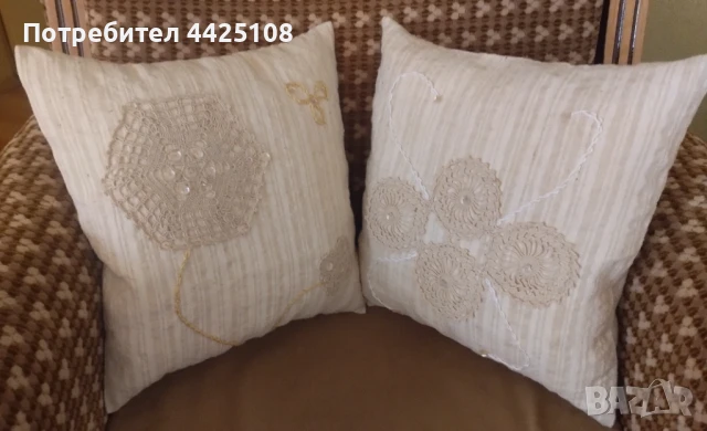Декоративни винтидж възглавници , снимка 3 - Декорация за дома - 51124648