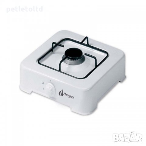 Газов котлон двоен с капак (черен / напръскано), снимка 4 - Газови котлони - 24792422