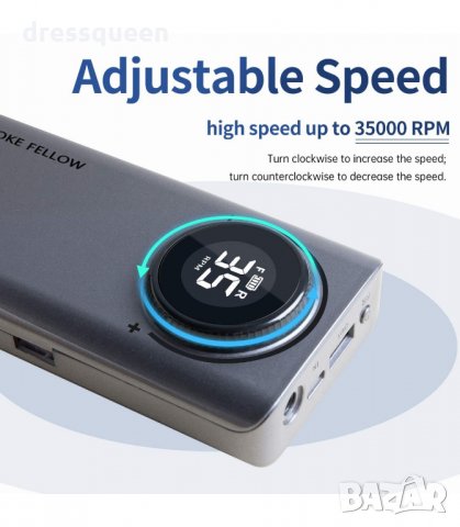  V-201 Безжична електрическа пила за маникюр, 35000 оборота, снимка 3 - Педикюр и маникюр - 34236925