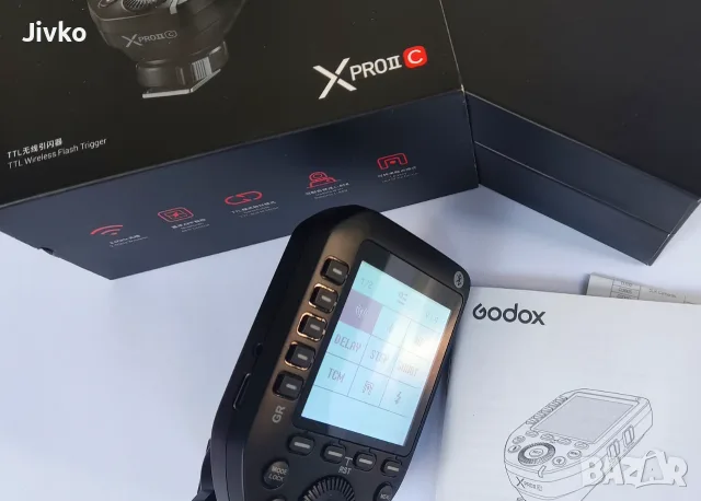 Godox XPro II C за Canon, снимка 3 - Светкавици, студийно осветление - 56279534