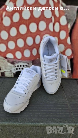 Авглийски детски маратонки естествена кожа-Reebok, снимка 6 - Детски маратонки - 52813912