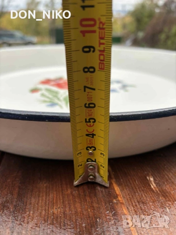 Емайлирана тава 1968 г, снимка 4 - Съдове за готвене - 52207520