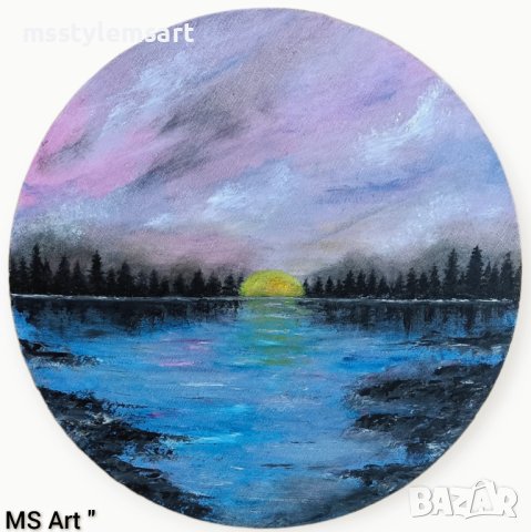 Изгрев над езерото "