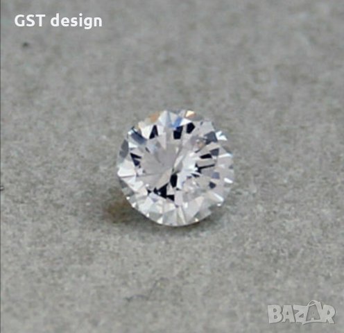 Наличен Намален ТОП Прекрасен Истински натурален диамант брилянтин 0.025карата 
