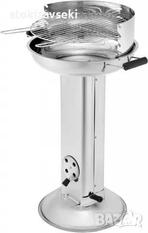 Колонна скара Bavaria на дървени въглища от неръждаема стомана, снимка 1