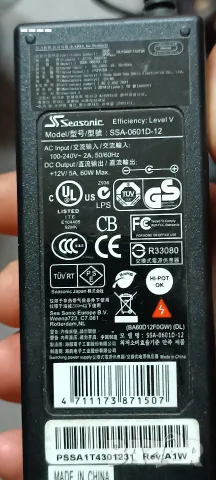 Адаптер Seasonic (12V / 5A / 60W)