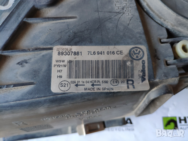 Фарове VW Touareg 7L Фар Фолксваген Туарег, снимка 3 - Части - 36364549