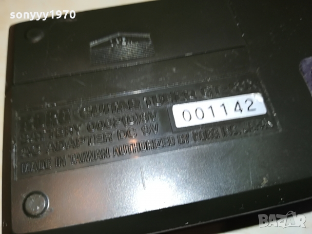 KORG GT-60X GUITAR TUNER-ВНОС SWISS 1503221019, снимка 17 - Други - 36109274