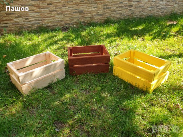 Дървени щайги,декоративни щайги декорация щайга, снимка 10 - Декорация за дома - 34376005