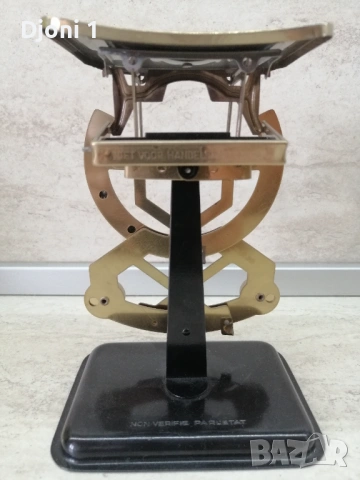 Пощенска везна P.J.Maul 1890-1910г, снимка 3 - Антикварни и старинни предмети - 53522793