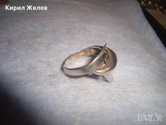 ЕЛЕГАНТЕН СРЕБЪРЕН ПРЪСТЕН СРЕБРО 925 ЮВЕЛИРНА РЪЧНА АРТ НУВО ИЗРАБОТКА АНГЛИЯ 26218, снимка 7 - Пръстени - 35996609