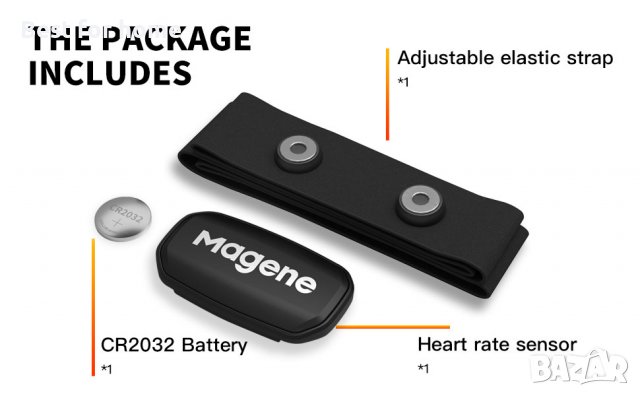 Спортен монитор за сърдечен ритъм Magene H303, снимка 12 - Фитнес уреди - 40054735