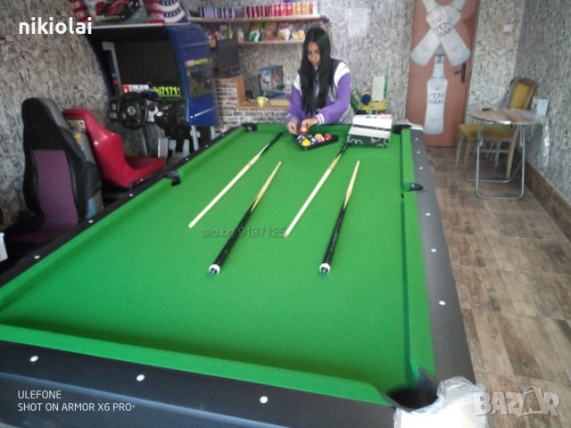 2 в 1  Билярд и снукър 8 фута чисто нов snooker | 8 FT |, снимка 7 - Други игри - 42978020