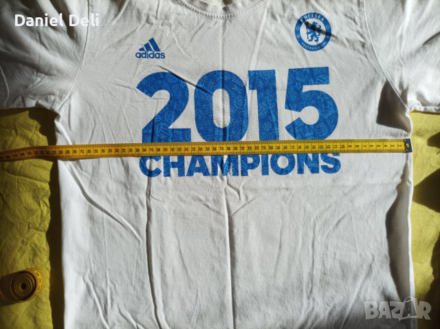 Adidas Chelsea тениска фланелка Адидас челси Шампиони 2015, снимка 5 - Футбол - 44693379