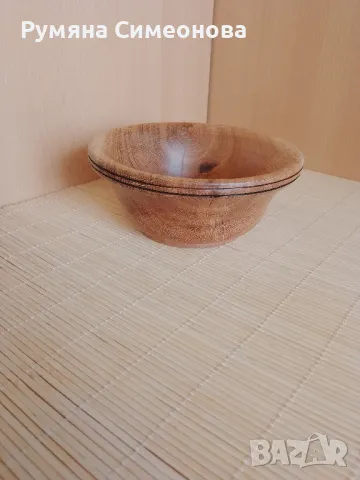 Дървена купичка , снимка 2 - Други - 48628307