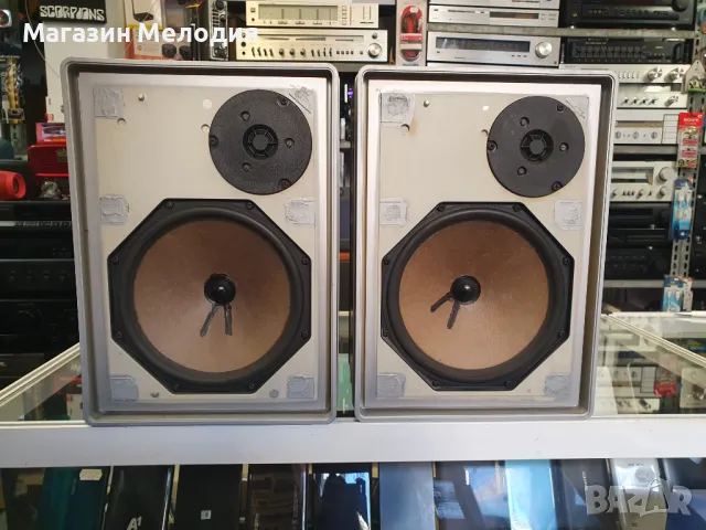 Тонколони Philips В перфектно техническо и много добро визуално състояние. Височина 34см., ширина 25, снимка 2 - Тонколони - 48624979