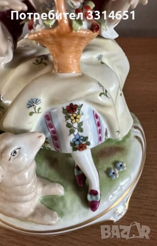 Изключителна порцеланова композиция , снимка 10 - Антикварни и старинни предмети - 52908681