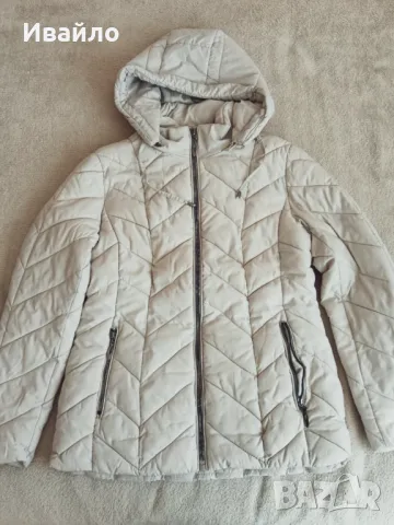 Дамско пухено зимно яке с качулка, снимка 3 - Якета - 48490880