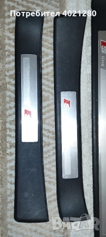 S-line лайстни/прагове за Audi A4 B6/B7, снимка 2 - Аксесоари и консумативи - 52807228