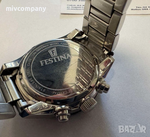 Часовник Festina F20575, снимка 7 - Мъжки - 53166028